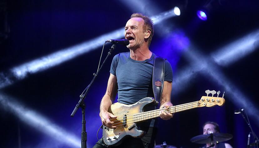 Umjubeltes Konzert von Sting 2017 beim Würth-Open-Air in Künzelsau vor 10.000 Besuchern. Foto: Archiv/Seidel