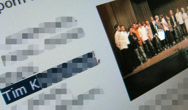 Die Homepage der Albertville-Realschule zeigt das Klassenfoto einer Abschlussklasse vom Vorjahr. Einer der Absolventen ist der Amokl&auml;ufer Tim K..