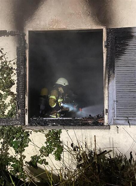 Die Feuerwehr konnte den Brand schnell unter Kontrolle bringen.