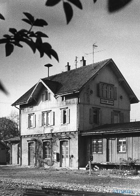 Eisenbahnromantik aus dem Jahr 1976: Bahnhof Heilbronn-Sontheim.