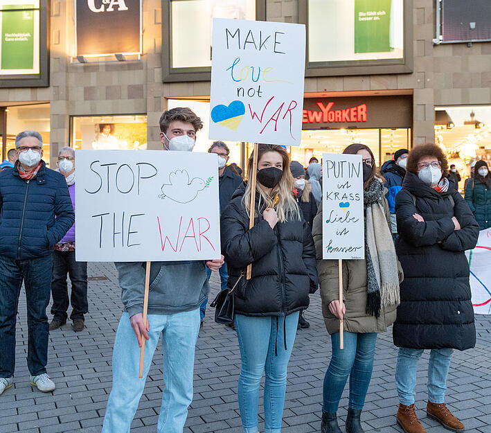 Friedensdemo Kiliansplatz