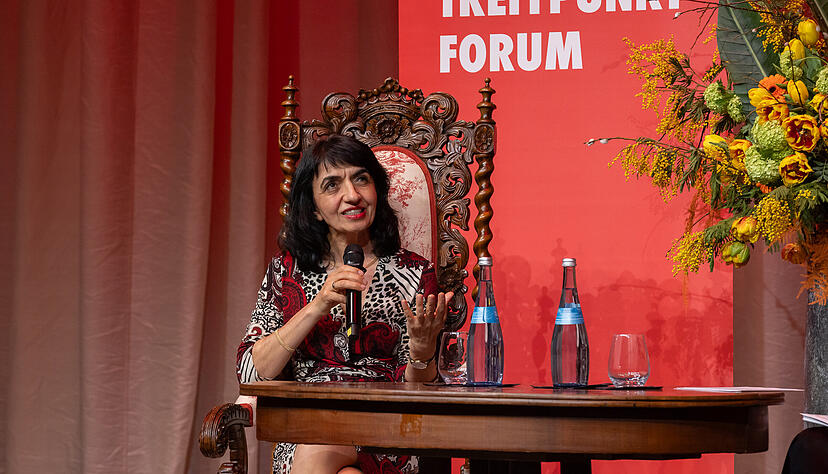 Seit 2016 baden-w&uuml;rttembergische Landtagspr&auml;sidentin: Muhterem Aras.
Foto: W&uuml;rth/Hans Neukircher