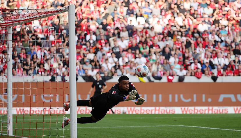 Noah Atubolu vom SC Freiburg ist aktuell gut drauf. Noah Atubolu vom SC Freiburg ist aktuell gut drauf.
