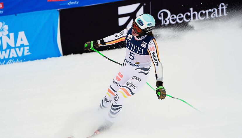 Kira Weidle-Winkelmann belegt im Super-G den elften Platz.