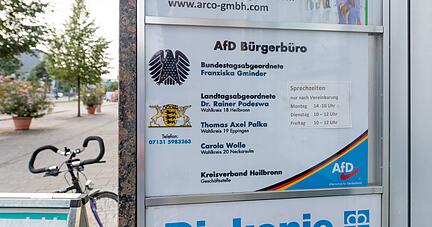Ein Parteimitglied soll AfD-Landtagsabgeordnete Carola Wolle erpresst haben.