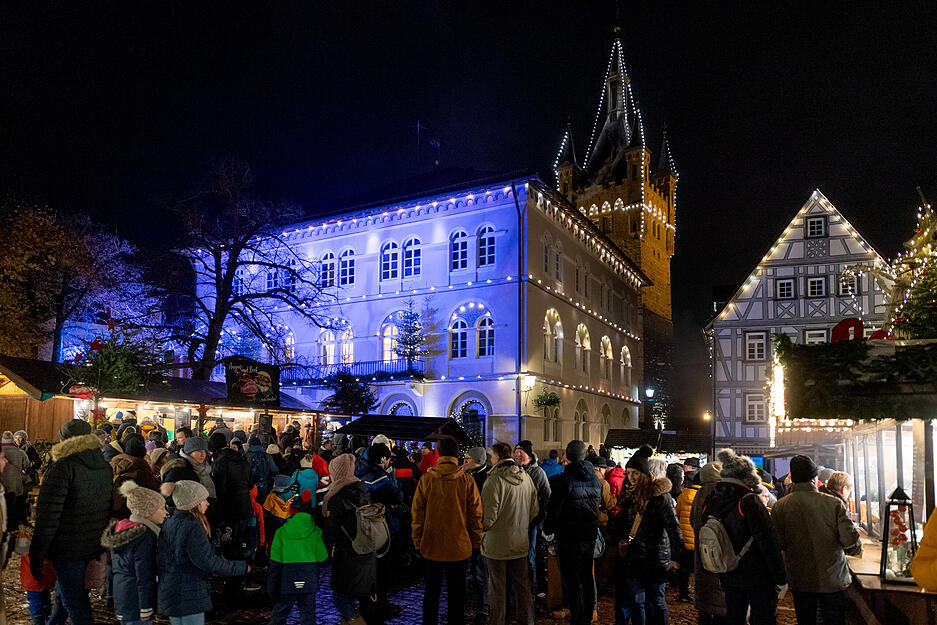 Eröffnung des Altdeutschen Weihnachtsmarktes in Bad Wimpfen