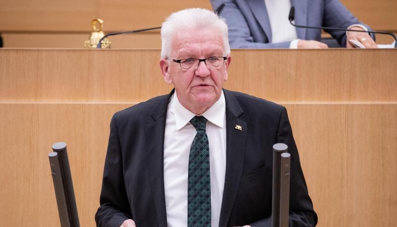 Winfried Kretschmann (B&uuml;ndnis 90/Die Gr&uuml;nen), Ministerpr&auml;sident von Baden-W&uuml;rttemberg.
