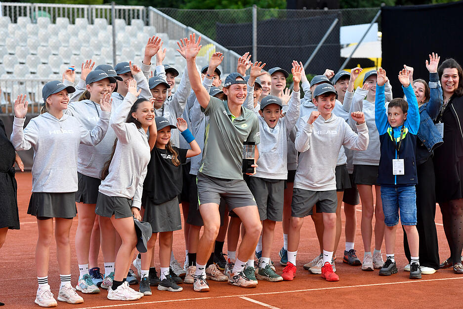 Im Einzel-Finale schlug Ignacio Buse den Niederl&auml;nder Guy Den Ouden.