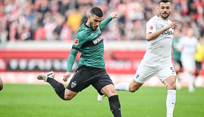 Deniz Undav erzielte auch in Freiburg ein wichtiges Tor für den VfB Stuttgart. Deniz Undav erzielte auch in Freiburg ein wichtiges Tor für den VfB Stuttgart.