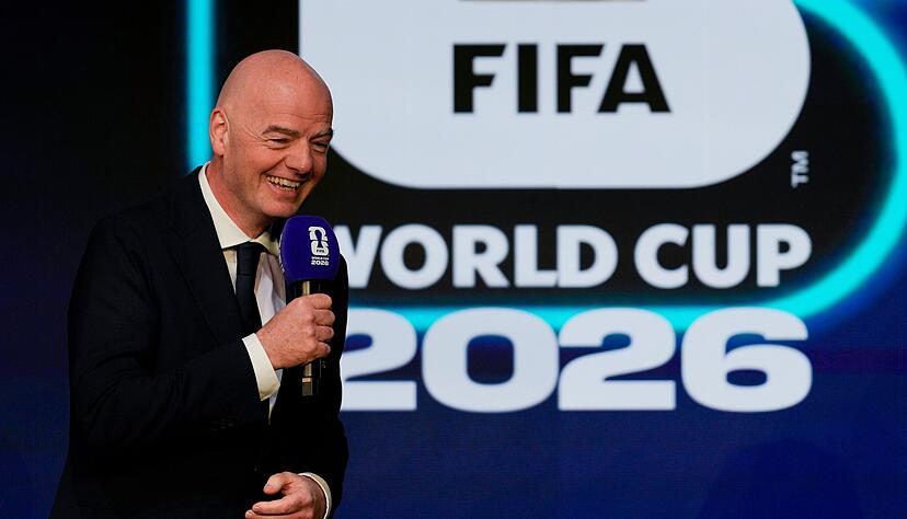 FIFA-Pr&auml;sident Gianni Infantino verglich die WM-Spiele mit &laquo;104 Super Bowls&raquo;. (Archivbild)