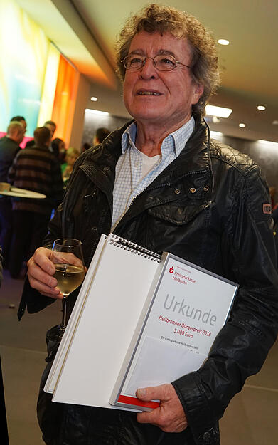 Der Hauptpreis ging an den Freundeskreis "Ehemalige Synagoge Affaltrach" und seinen Vorsitzenden Heinz Deininger.