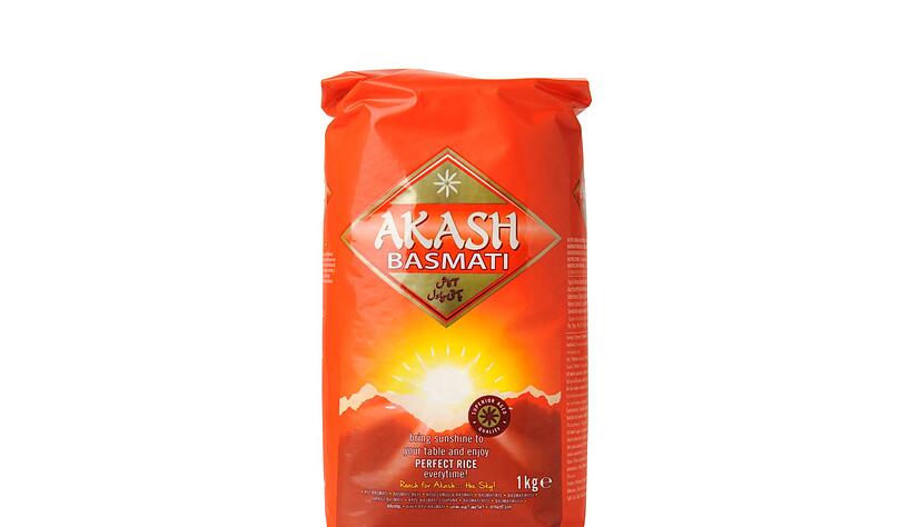 Der Reis &laquo;Basmati&raquo; von Akash bekam in der Untersuchung der Warentester die Note 2,5.