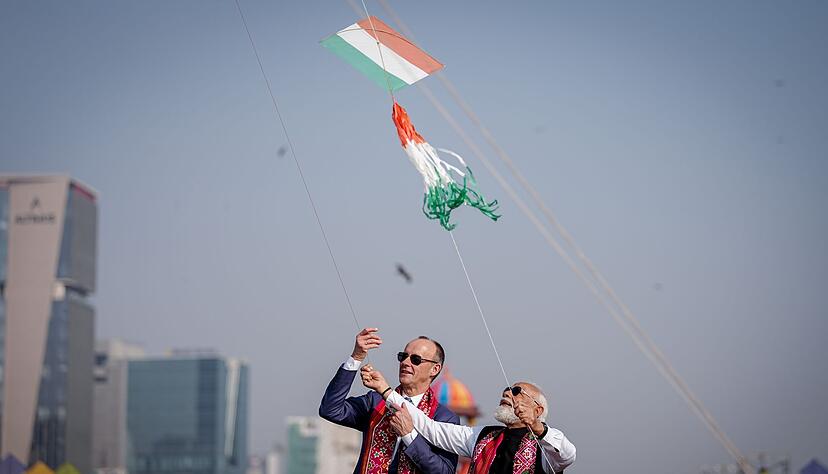Bundeskanzler Friedrich Merz warb bei seinem j&uuml;ngsten Indien-Besuch f&uuml;r einen schnellen Abschluss des Abkommens. (Archivbild)