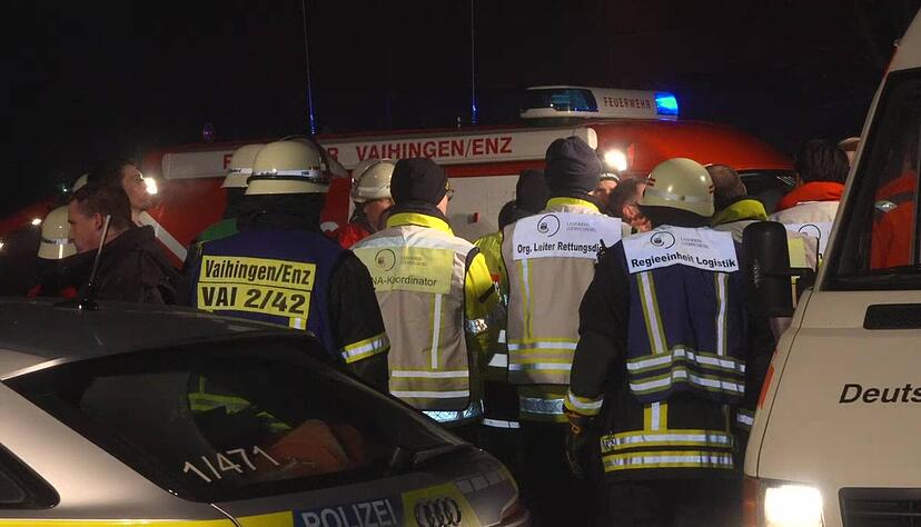 In Vaihingen an der Enz kam es zu einem Brand in einer Asylunterkunft. Das Geb&auml;ude ist akut einsturzgef&auml;hrdet.