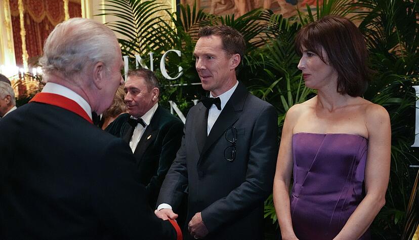 Der britische Schauspieler Benedict Cumberbatch war ebenso auf der Premiere.