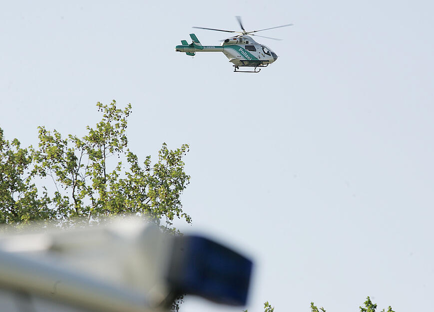 Sirenen und Hubschrauber dominierten das Heilbronner Stadtbild am Tattag.
