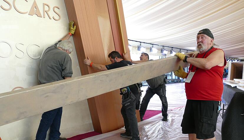 Noch sieht es vor dem Dolby Theatre wie eine Baustelle aus.