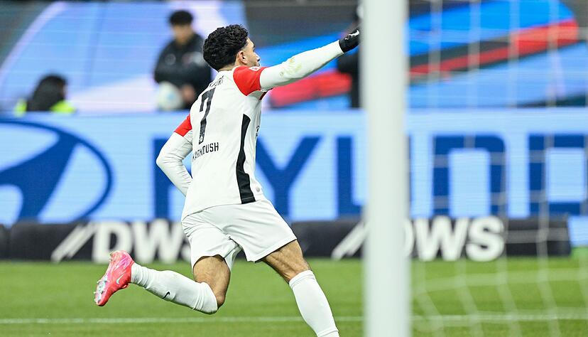 Bejubelt sein Tor: Starspieler Omar Marmoush.