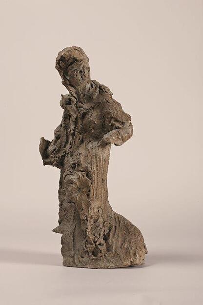 Siegfried Anzinger: Madonna (1997), Terrakotta, 73 x 33 x 19 cm