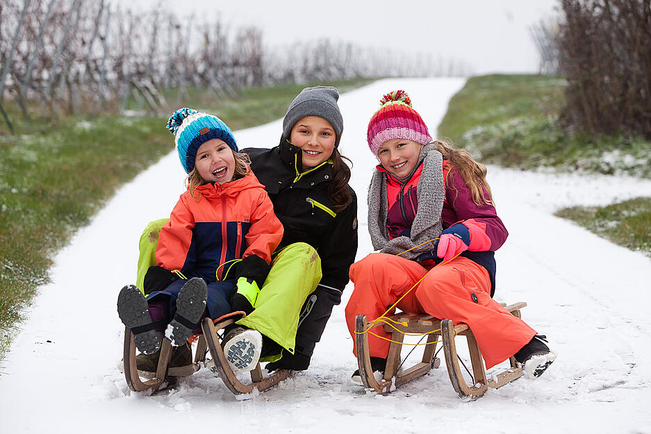 Schneefall in der Region
