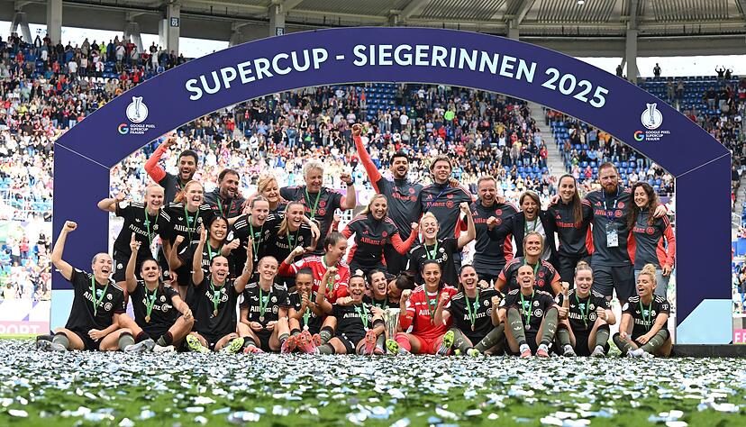 Der Sieg der Bayern-Fußballerinnen gegen Wolfsburg war verdient. Der Sieg der Bayern-Fußballerinnen gegen Wolfsburg war verdient.