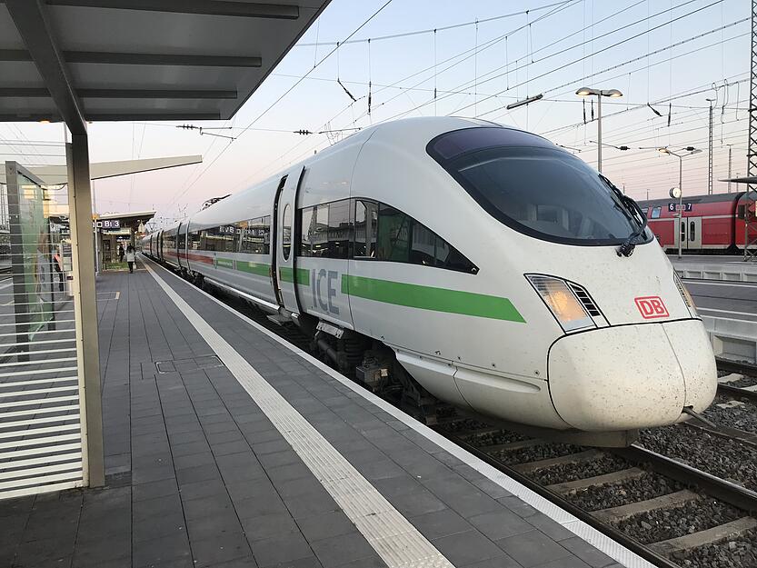 ICE von Stuttgart nach Heilbronn