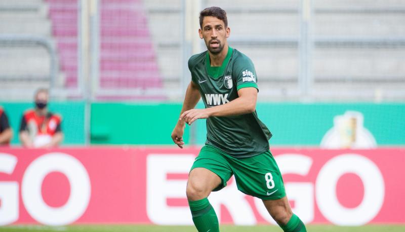 Wechselt vom FC Augsburg zu Union Berlin: Rani Khedira in Aktion. Wechselt vom FC Augsburg zu Union Berlin: Rani Khedira in Aktion.