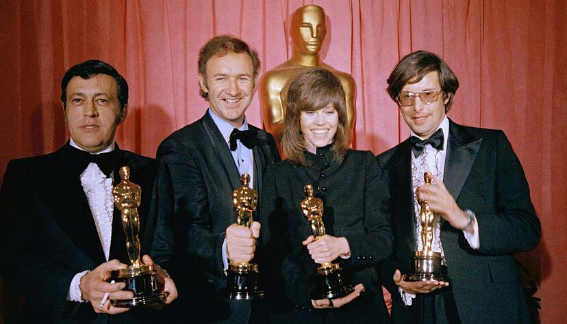 Gene Hackman (zweiter von links.) holte seinen ersten Oscar für seine Hauptrolle in dem Thriller «The French Connection». (Archivbild) Gene Hackman (zweiter von links.) holte seinen ersten Oscar für seine Hauptrolle in dem Thriller «The French Connection». (Archivbild)