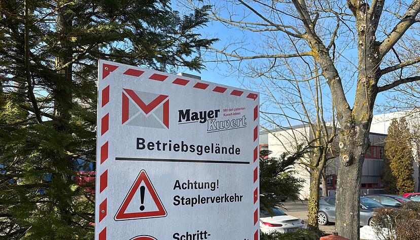 Das Betriebsgel&auml;nde von Mayer Kuvert in den B&ouml;llinger H&ouml;fen in Heilbronn.