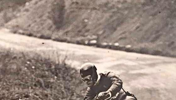 Tom Bullus beim Solitude-Rennen 1930, das er in Rekordzeit gewann.