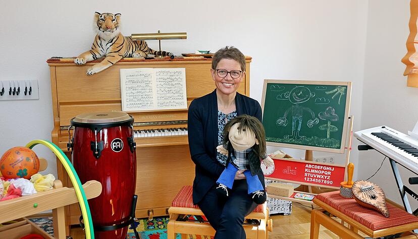 Mit ihrer Arbeit als Musiktherapeutin hilft Ursula Jochim Kindern und Jugendlichen auf spielerische Art.
Foto: Ralf Seidel