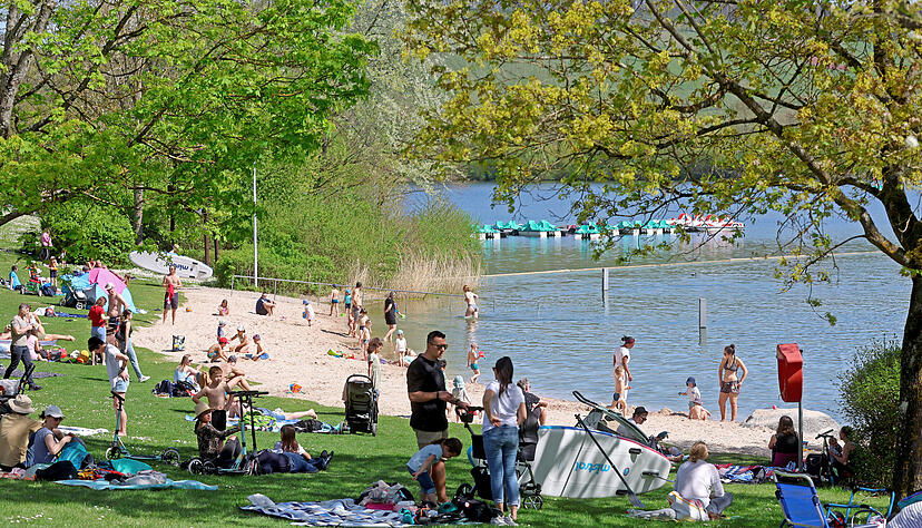 Der Breitenauer See bietet Abkühlung und Erholung im Landkreis Heilbronn. Der Breitenauer See bietet Abkühlung und Erholung im Landkreis Heilbronn.