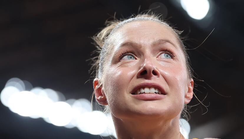 Musste zittern: Gina Lückenkemper.