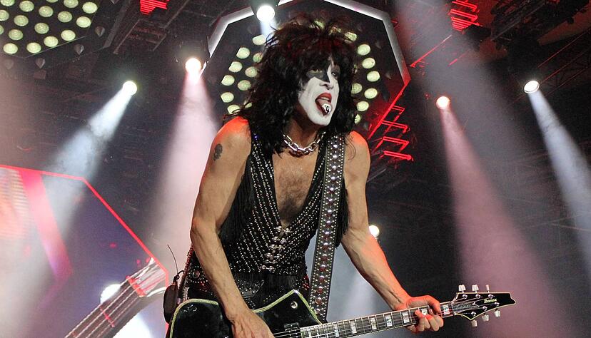 Gitarrist Paul Stanley ist mit seinen Kiss-Bandkollegen auf Abschiedstour.