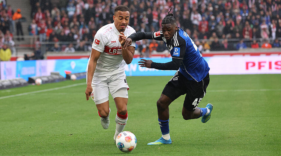 Jamie Leweling: Guter Laufweg vor dem 1:0 und dann das Auge f&uuml;r Torsch&uuml;tze Stiller. Note: 2,5