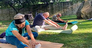 Beim Tag der Frauengesundheit geht es am Samstag im Berufskolleg Waldenburg auch darum, wie Yoga zum Wohlbefinden beitragen kann.