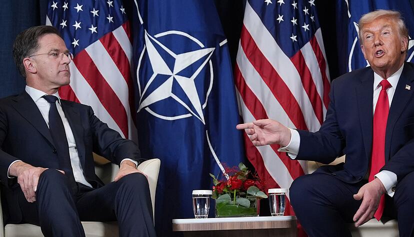 Nato-Generalsekret&auml;r Mark Rutte geh&ouml;rt zu den wenigen prominenten Politikern in Europa, die Donald Trumps Vorgehen gegen den Iran immer wieder loben. Schafft es der Niederl&auml;nder, Trump von einem B&uuml;ndnisaustritt abzuhalten? (Archivbild)