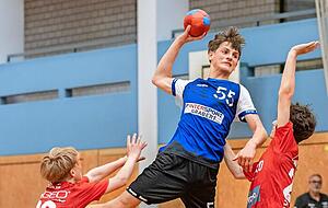 Mika Appenzeller und die C-Junioren des TSV Weinsberg schlugen sich in heimischer Halle ordentlich, verpassten aber den Sprung in die Regionalliga.