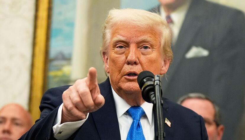 US-Pr&auml;sident Donald Trump streut Zweifel daran, dass die Krebserkrankung seines Amtsvorg&auml;ngers Joe Biden erst jetzt bekannt wurde.