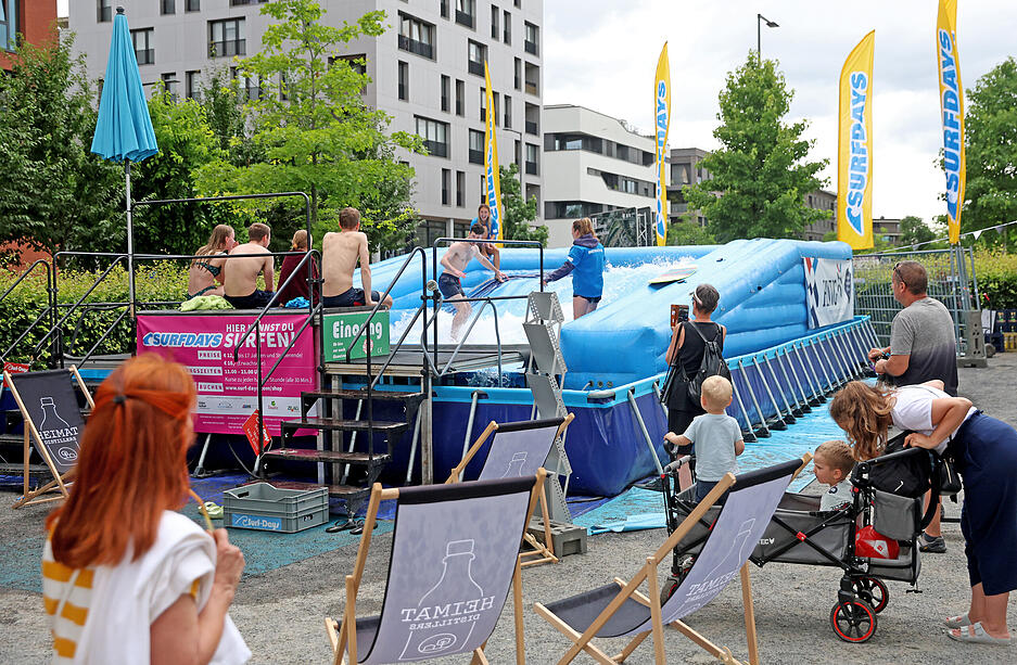 Surfwelle beim Heilbronner Lichterfest Surfwelle beim Heilbronner Lichterfest