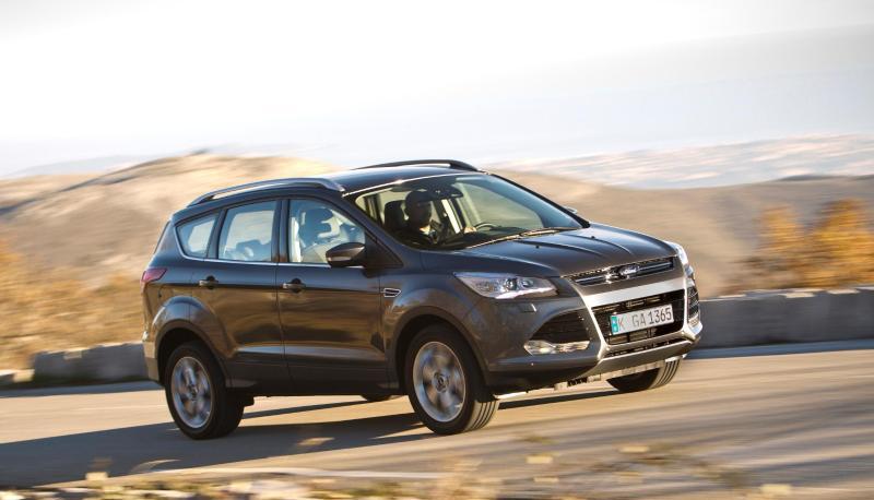 Kompaktauto mit rustikalem Auftritt: Den Kuga baut Ford seit 2008. Die zweite Generation (Bild) l&auml;uft seit 2012 vom Band.