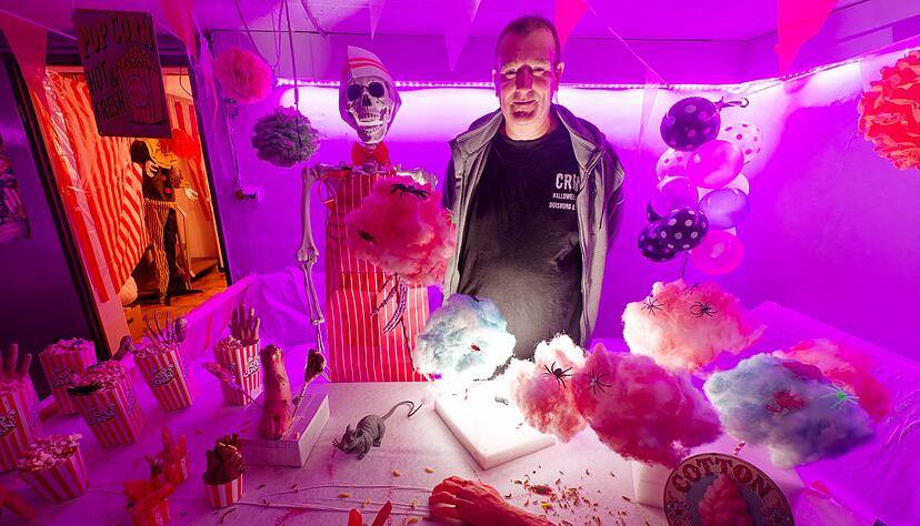 Bei Halloween-Fan Sven Wagner findet jeder das passende Leichenteil. Bei Halloween-Fan Sven Wagner findet jeder das passende Leichenteil.