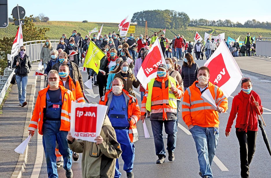 Verdi-Streik in Gundelsheim