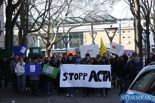 Anti-Acta-Demo Heilbronn | 25.02.