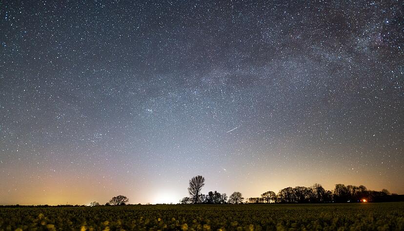Die Lyriden treten jedes Jahr im April auf. (Archivbild)