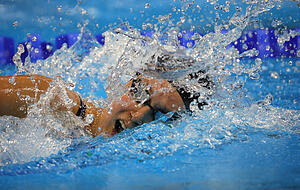 Erster Einzelstart bei den Spielen in Rio: 2016 platziert sich Annika Bruhn über 200 Meter Freistil als 20. Foto: dpa Erster Einzelstart bei den Spielen in Rio: 2016 platziert sich Annika Bruhn über 200 Meter Freistil als 20. Foto: dpa