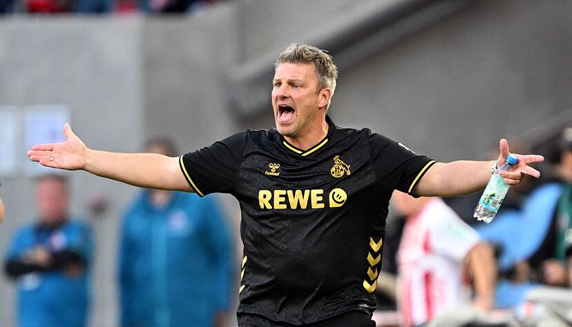 Hadert mit dem Video-Assistenten: Kölns Trainer Lukas Kwasniok.