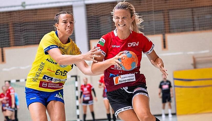 Durchgebissen haben sich Hannah H&ouml;nig (rechts) und die SG Schozach-Bottwartal, allerdings nur einen Sieg gefeiert.