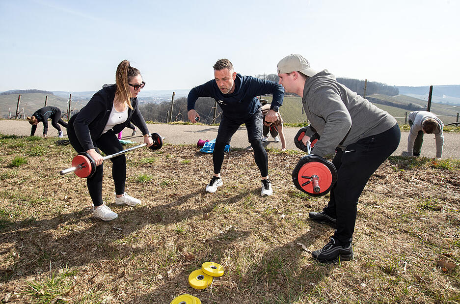 Er&ouml;ffnung des Intersport Trimm-Dich-Pfades am Wartberg