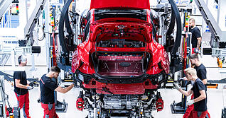 Einziges E-Auto von Audi aus der Region ist derzeit der E-Tron GT, der in Heilbronn gebaut wird